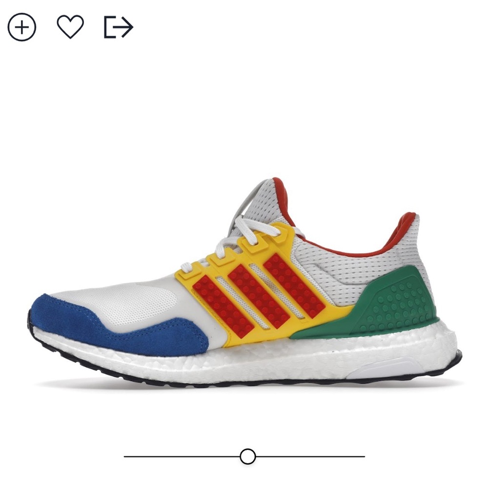 adidas Ultra Boost DNA x Lego MultiColor ❤️💛💚💙Woman’s 7 RARE Sneakers - Picture 9 of 12